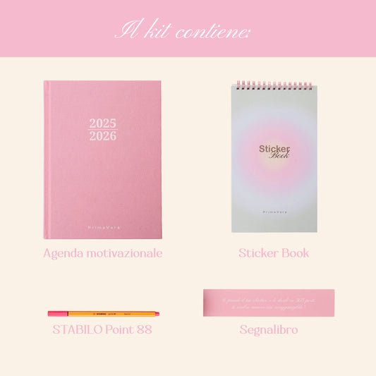 PREORDINE Kit - Agenda + Sticker Book