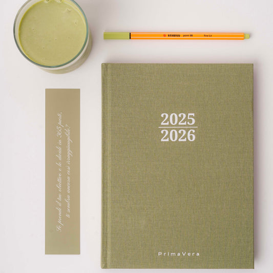 PREORDINE PrimaVera Agenda 2025/2026 Matcha