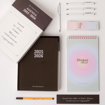 PREORDINE PrimaVera Svolta Kit - Agenda + Sticker Book + Penna Argento