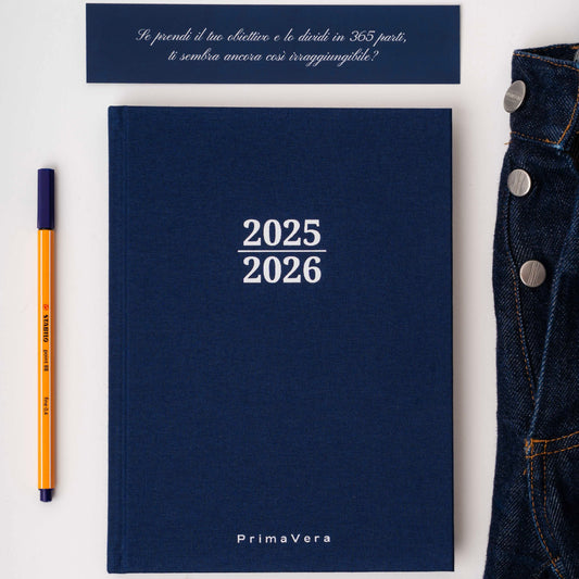 PREORDINE PrimaVera Agenda 2025/2026 Denim