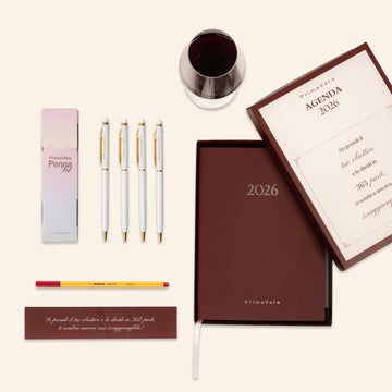 KIT PrimaVera Agenda 2026 + Penna Set